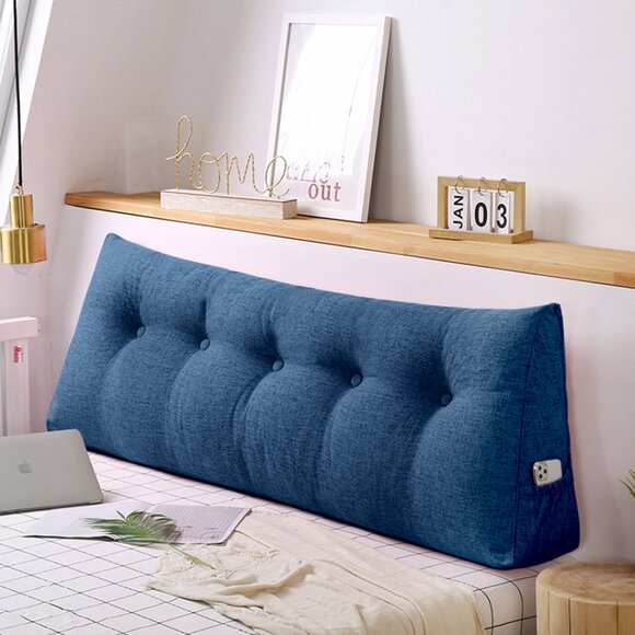 SOGA 150cm Blue Tatami Cushion - Picture 1 of 13